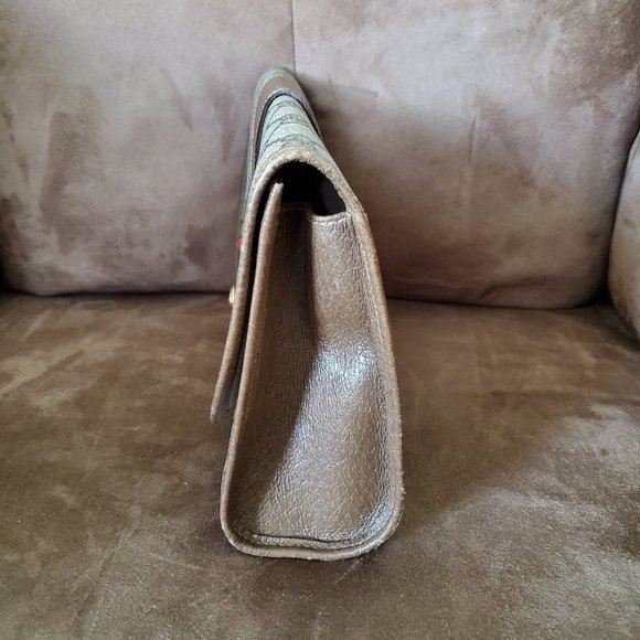 Vintage Gucci Clutch Cosmetic Handbag Authentic - Picture 11 of 13